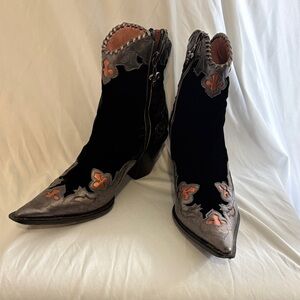 Donald J Pliner Black and Silver Women's Boots